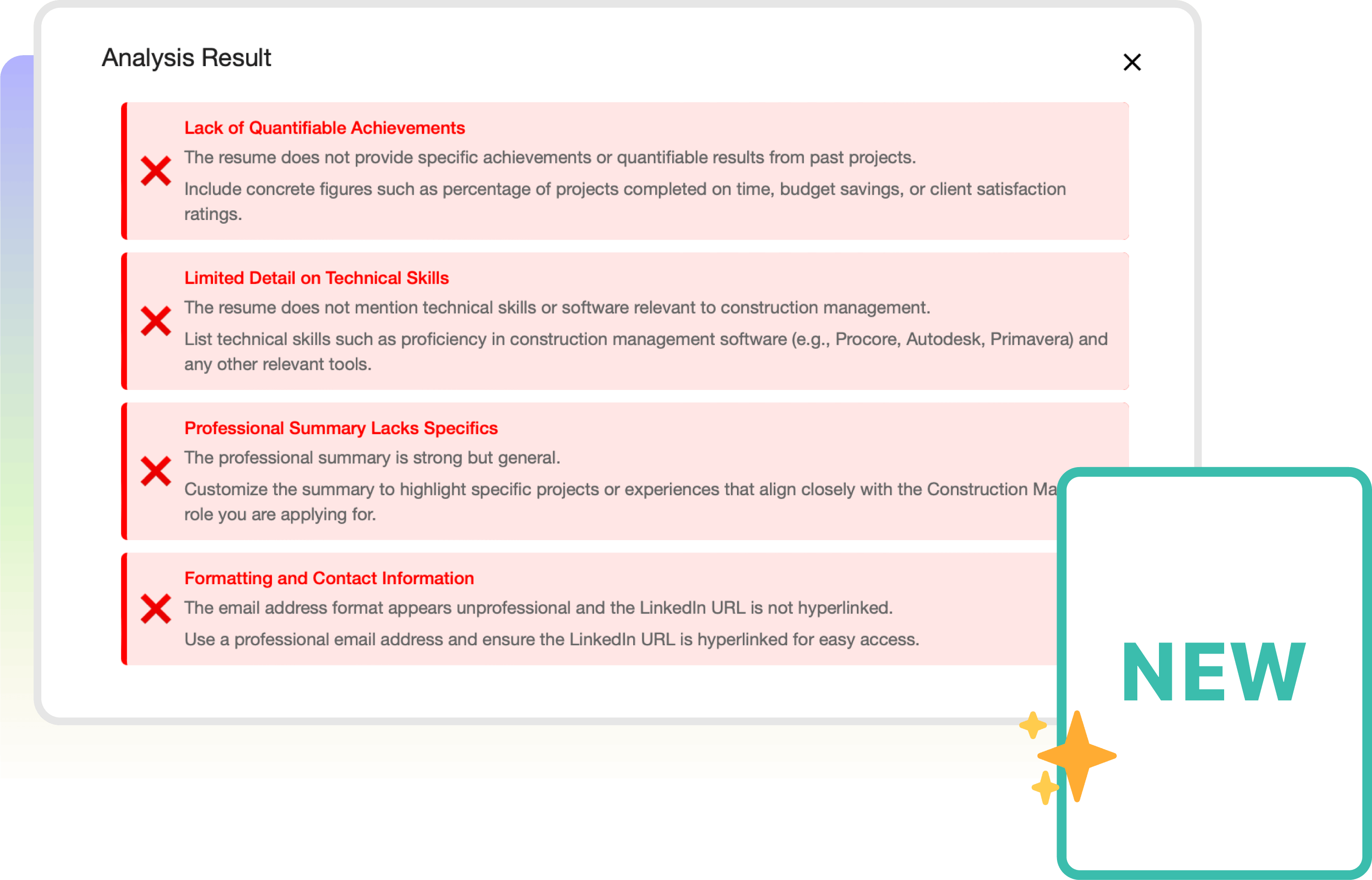 Melhore sua Pontuação ATS com feedback de IA